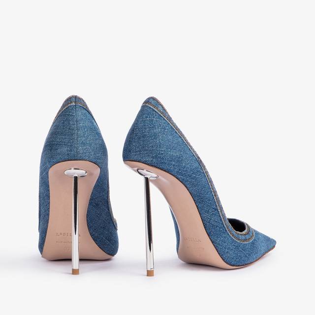 Le Silla Décolleté Denim Blu