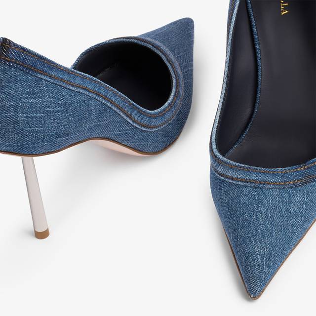 Le Silla Décolleté Denim Blu