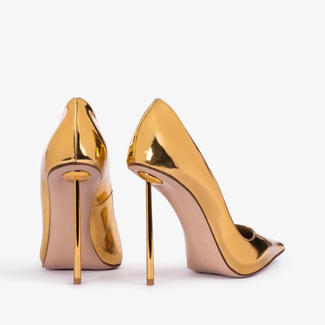 Le Silla Décolleté Metallizzata Oro Pepita