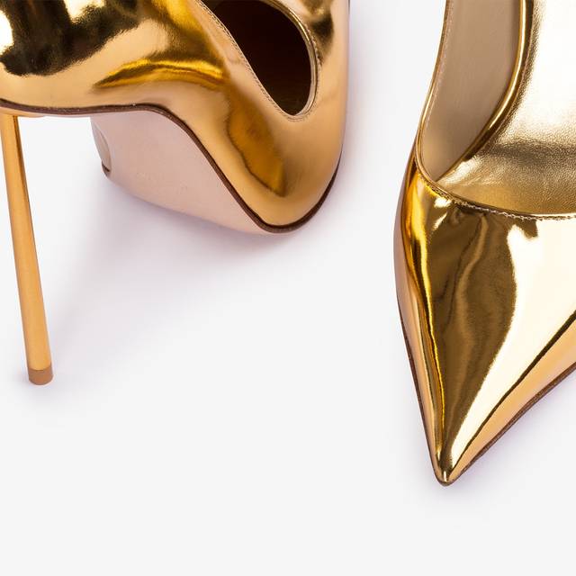 Le Silla Décolleté Metallizzata Oro Pepita