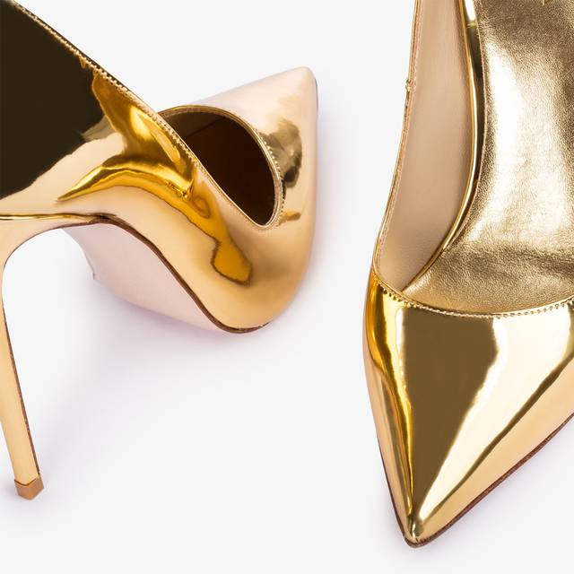 Le Silla Décolleté Metallizzata Oro Pepita