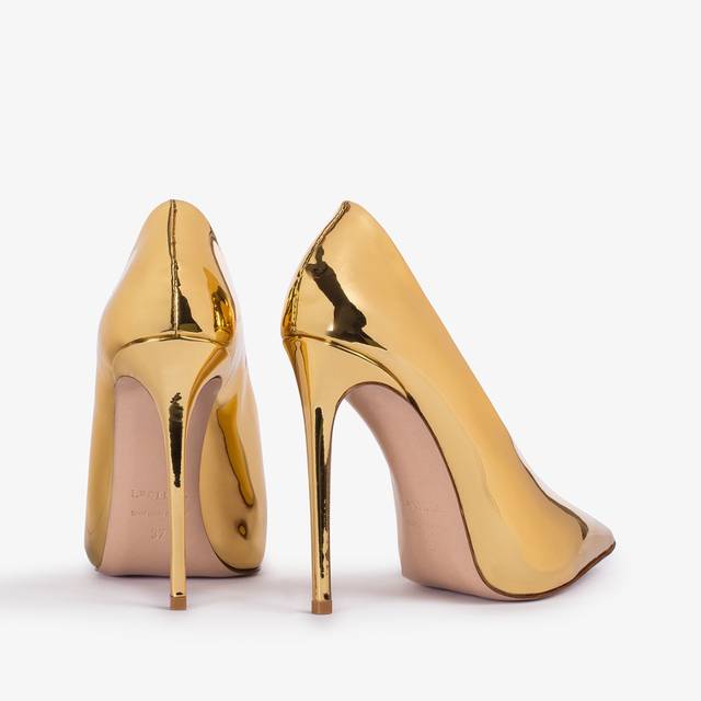 Le Silla Décolleté Metallizzata Oro Pepita