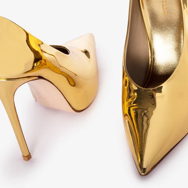 Le Silla Décolleté Metallizzata Oro Pepita