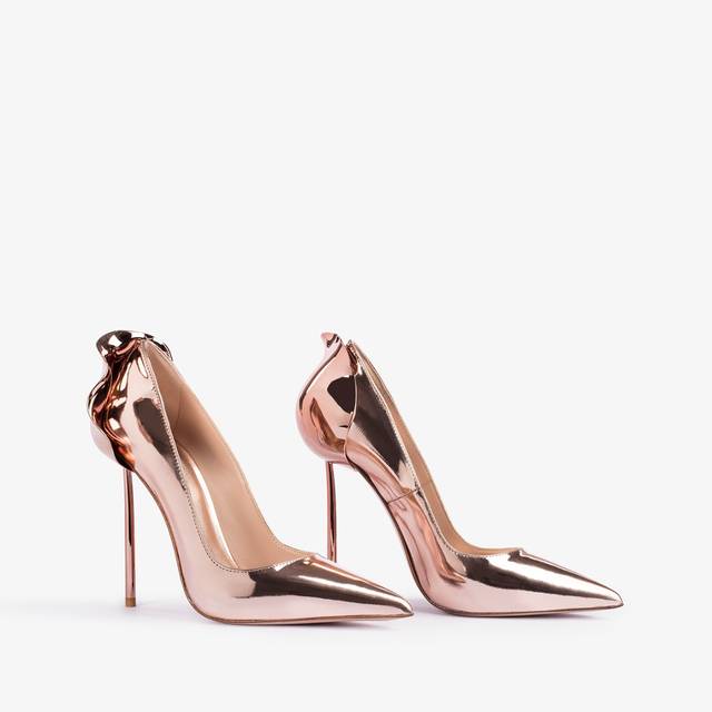 Le Silla Décolleté Metallizzata Oro Rosa