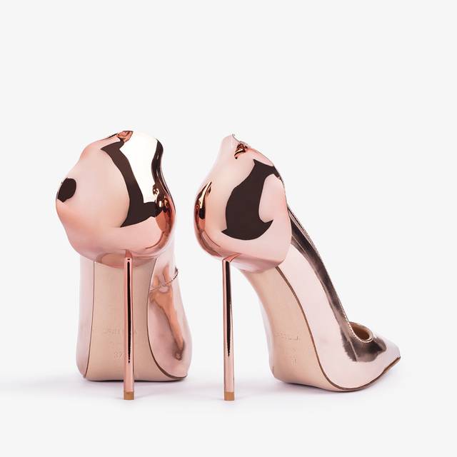 Le Silla Décolleté Metallizzata Oro Rosa