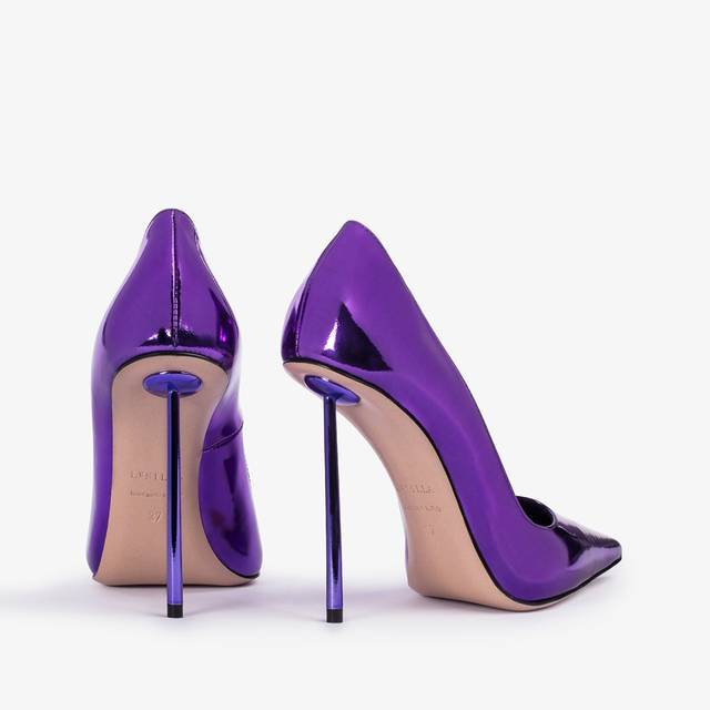 Le Silla Décolleté Metallizzata Viola Kamala