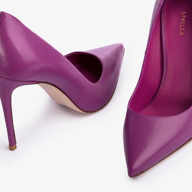 Le Silla Décolleté Pelle Lavanda Darling