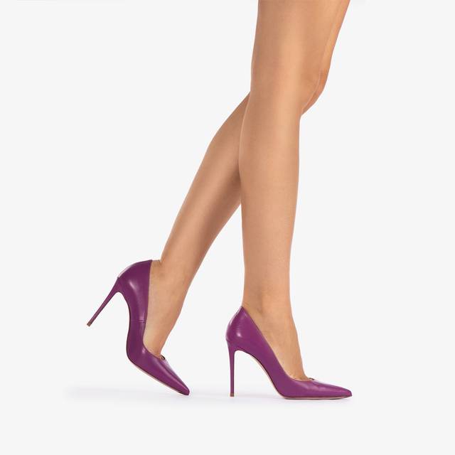 Le Silla Décolleté Pelle Lavanda Darling