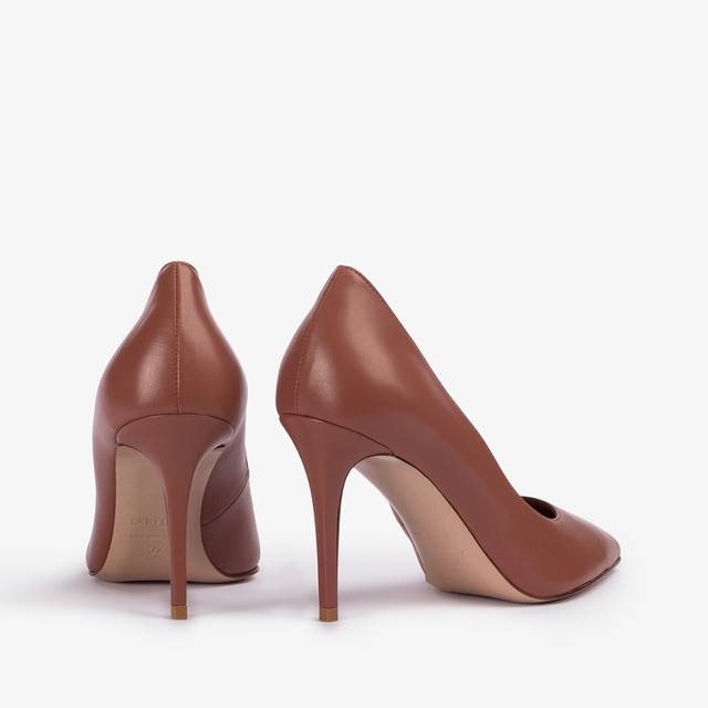 Le Silla Décolleté Pelle Marrone Cake