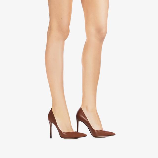 Le Silla Décolleté Pelle Marrone Siena