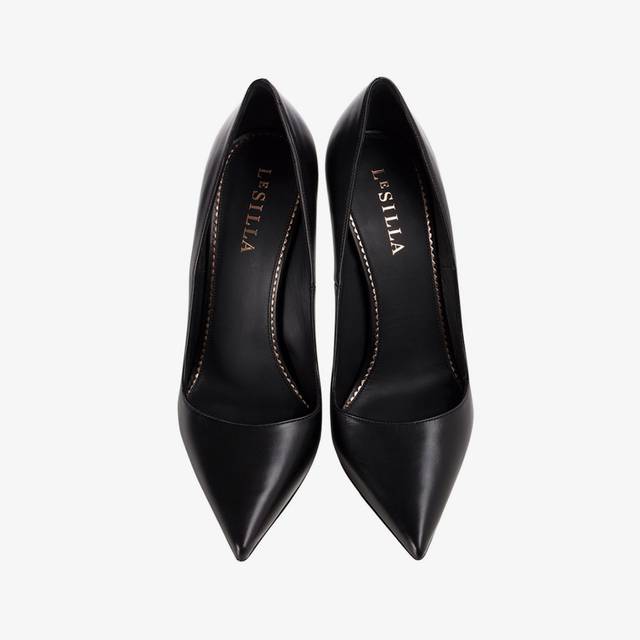 Le Silla Décolleté Pelle Nera