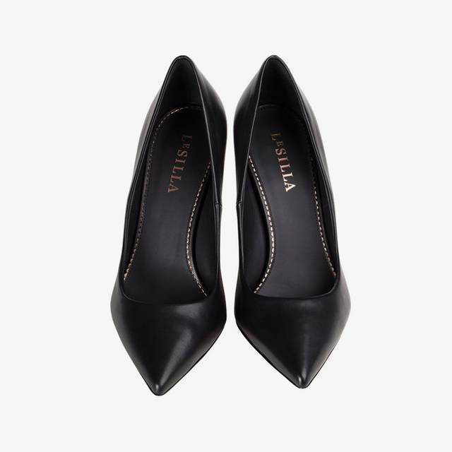 Le Silla Décolleté Pelle Nera