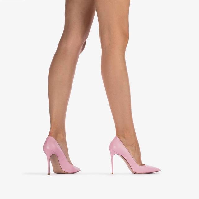 Le Silla Décolleté Pelle Rosa Dea