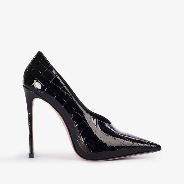 Le Silla Décolleté stampa cocco nera