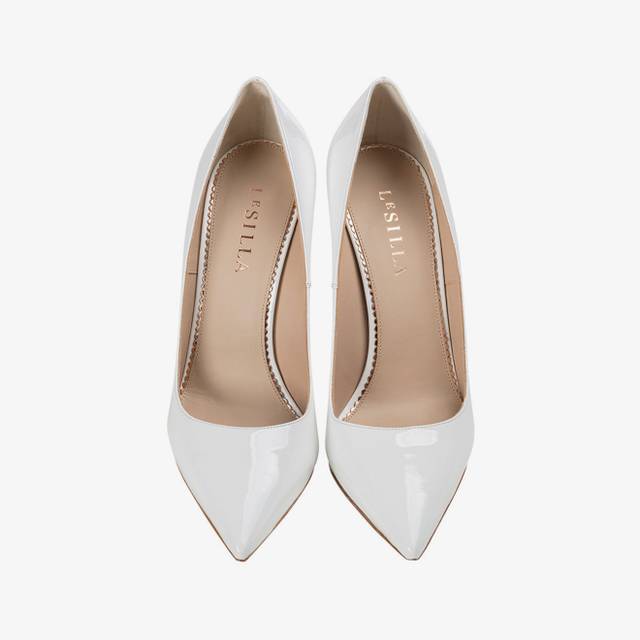 Le Silla Décolleté Vernice Bianca