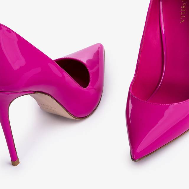 Le Silla Décolleté Vernice Fucsia Bouganville