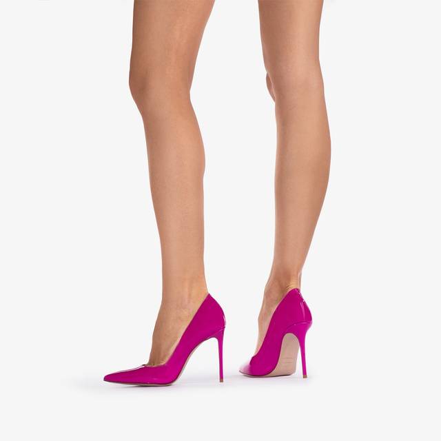 Le Silla Décolleté Vernice Fucsia Bouganville