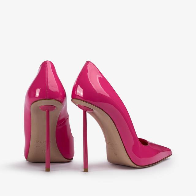 Le Silla Décolleté Vernice Fucsia Party