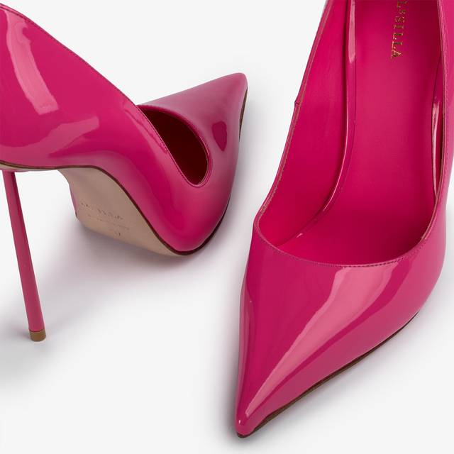 Le Silla Décolleté Vernice Fucsia Party