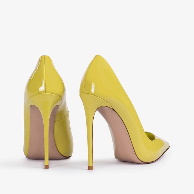 Le Silla Décolleté Vernice Giallo Viper