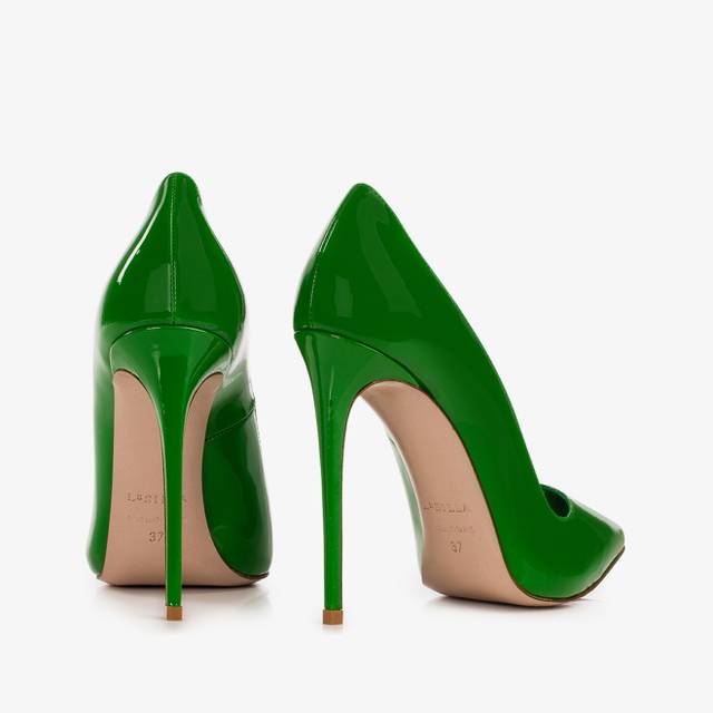 Le Silla Décolleté Vernice Verde Emerald