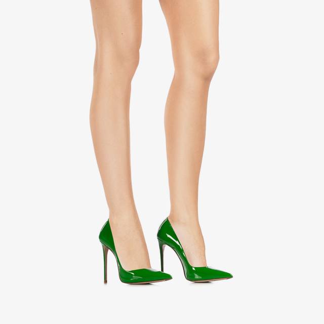 Le Silla Décolleté Vernice Verde Emerald