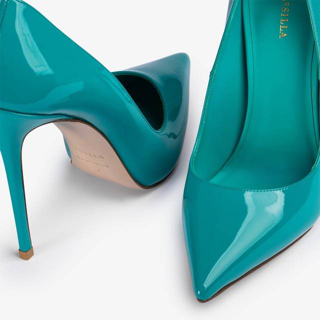 Le Silla Décolleté Vernice Verde Liberty