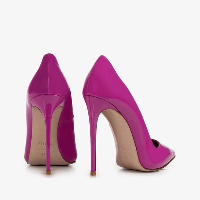 Le Silla Décolleté Vernice Viola Orchid