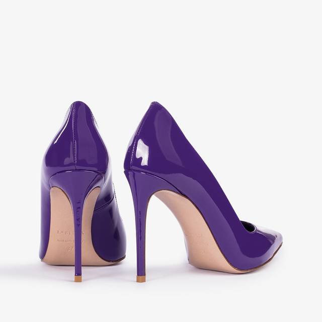 Le Silla Décolleté Vernice Viola Queen