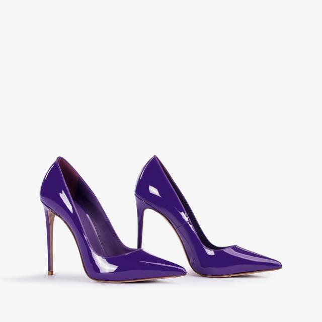 Le Silla Décolleté Vernice Viola Queen