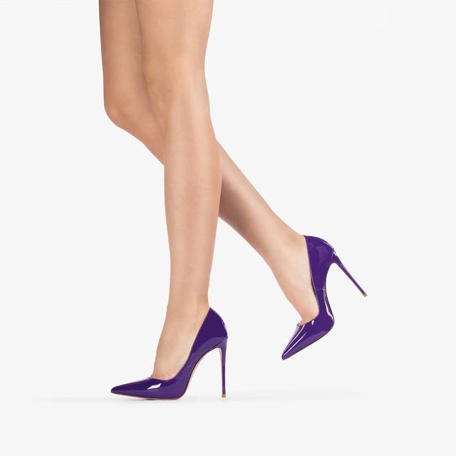 Le Silla Décolleté Vernice Viola Queen