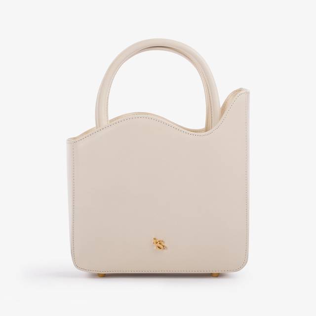 Le Silla Medium bag pelle bianca milk