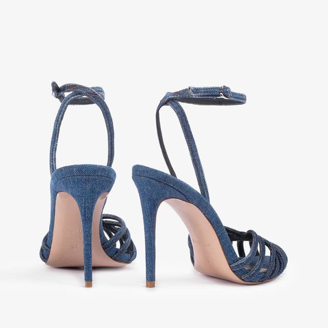 Le Silla Sandalo Denim Blu