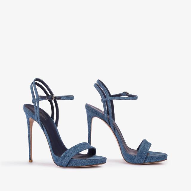 Le Silla Sandalo Denim Blu