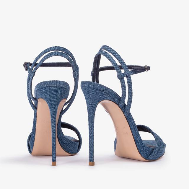 Le Silla Sandalo Denim Blu
