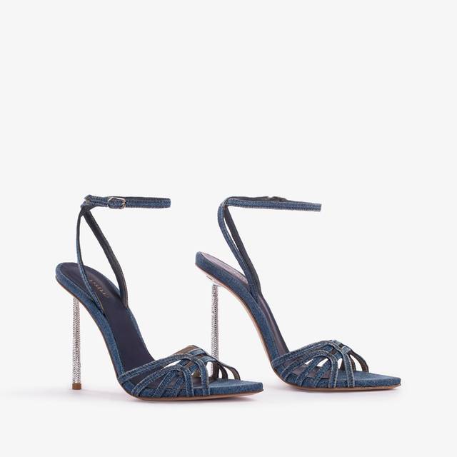 Le Silla Sandalo Denim Blu