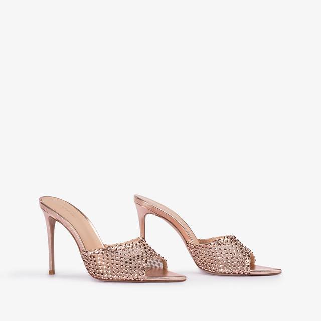 Le Silla Sandalo Gioiello Rete Oro Rosa