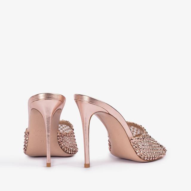 Le Silla Sandalo Gioiello Rete Oro Rosa