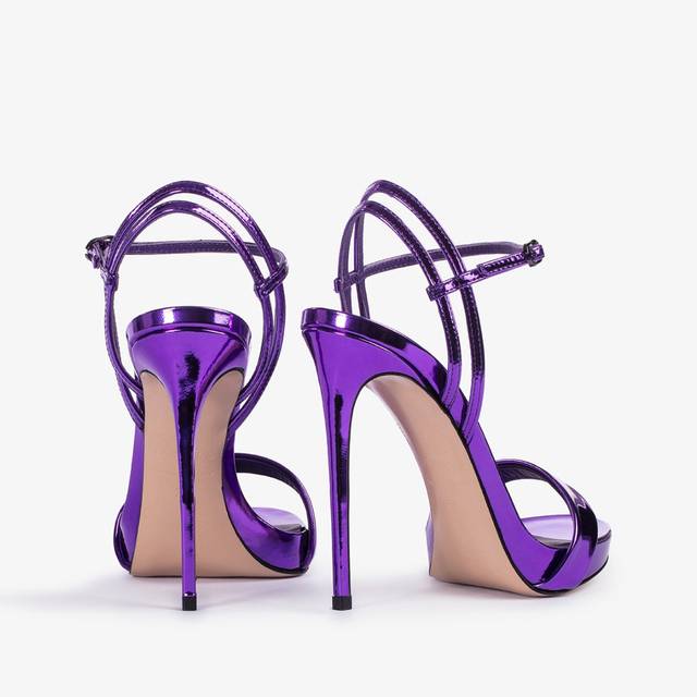 Le Silla Sandalo Metallizzato Viola Kamala