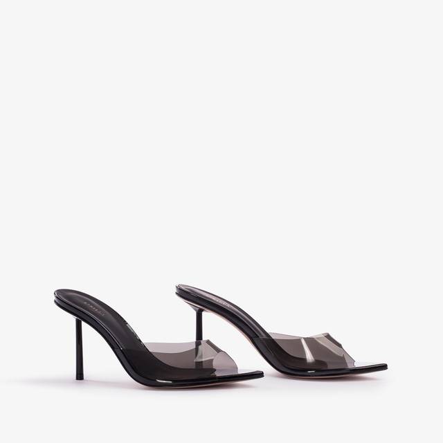Le Silla Sandalo Mule Plexy Nero