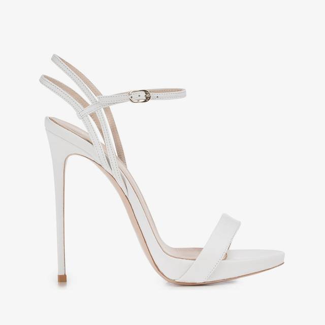 Le Silla Sandalo pelle bianco carta