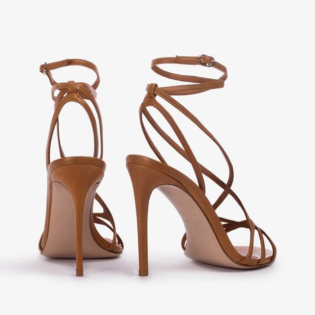 Le Silla Sandalo Pelle Marrone Cuba