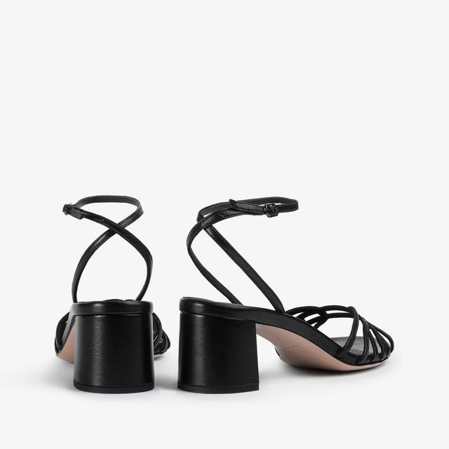 Le Silla Sandalo Pelle Nero