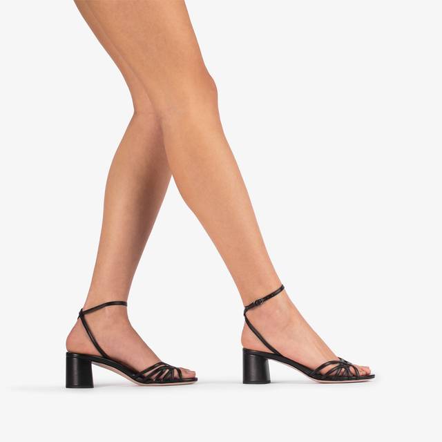 Le Silla Sandalo Pelle Nero