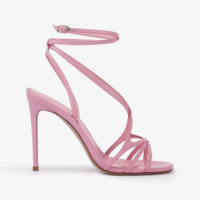 Le Silla Sandalo pelle rosa dea
