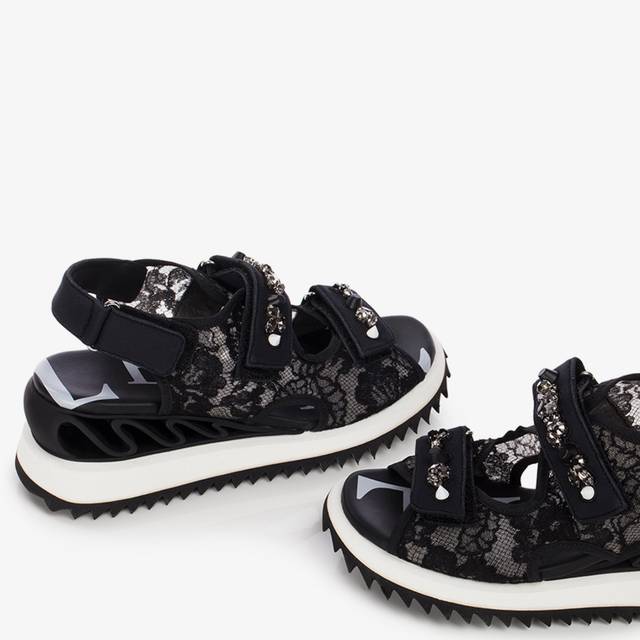 Le Silla Sandalo Pizzo Nero