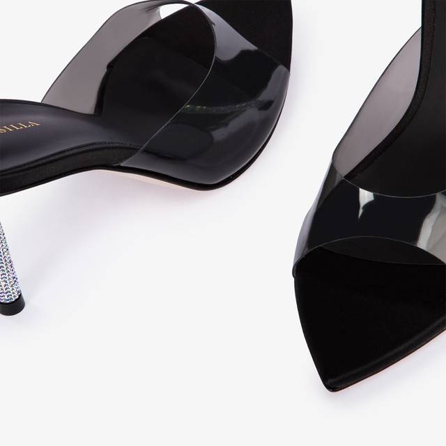 Le Silla Sandalo Plexy Nero