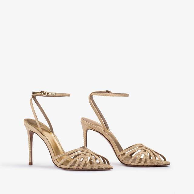 Le Silla Sandalo Rafia Beige Naturale