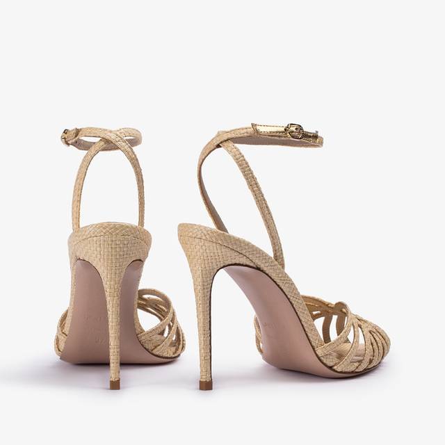 Le Silla Sandalo Rafia Beige Naturale