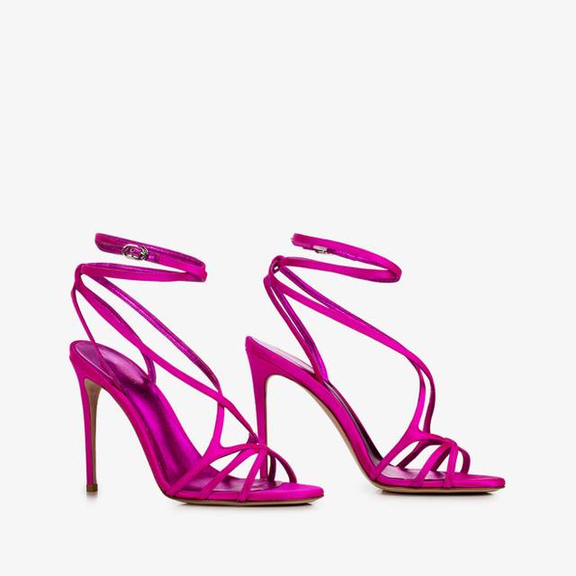 Le Silla Sandalo Raso Fucsia Bouganville
